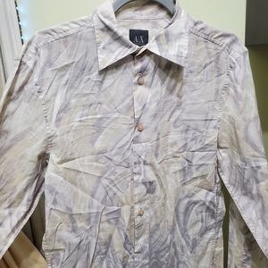(Armani Exchange) Grey Dress Shirt